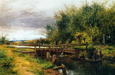 Clive Lock, på Themsen, 1873